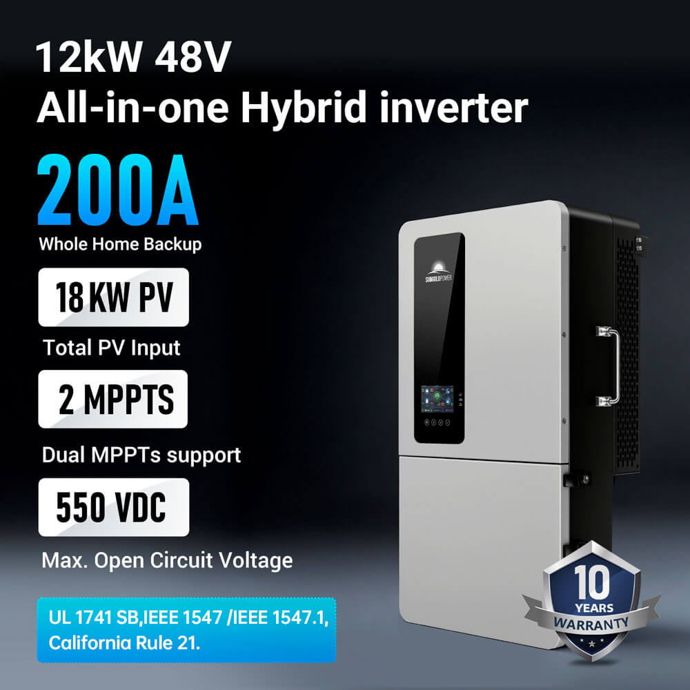 12kW Hybrid Solar Kit with PowerMax Battery & Solar Panels image 3