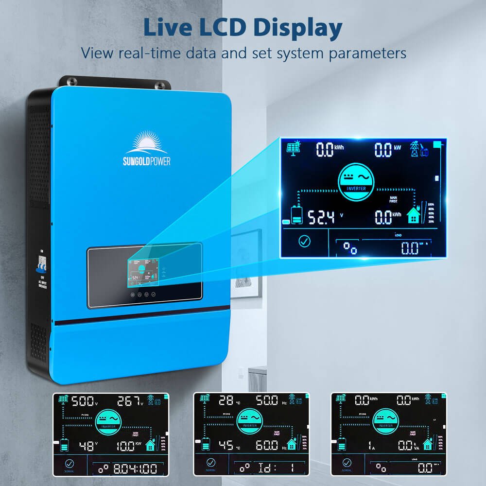 SunGoldPower 10kW inverter connections