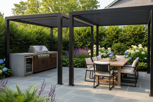 How to Create a Cozy Backyard Lounge Space (Pergola + Gazebo Ideas)