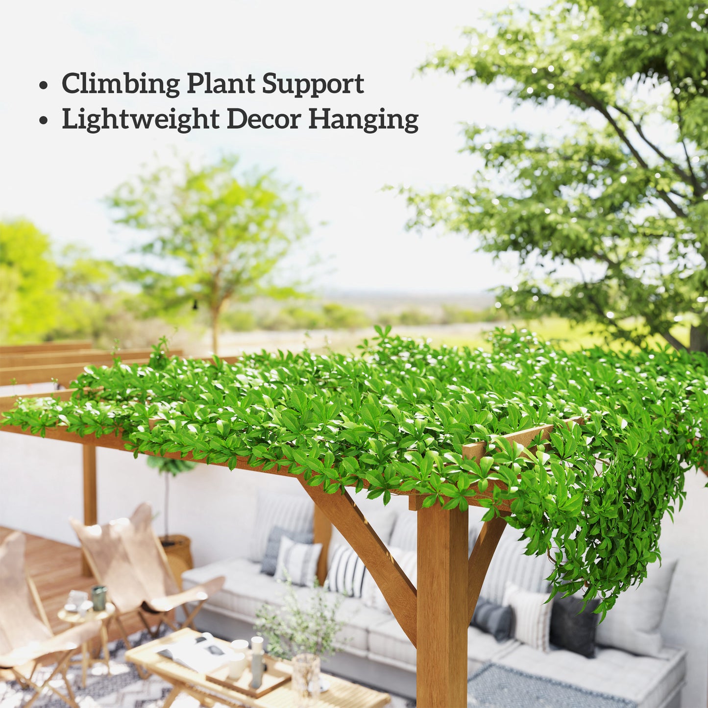 20 ft x 10 ft Wood Gazebo, Dark Brown