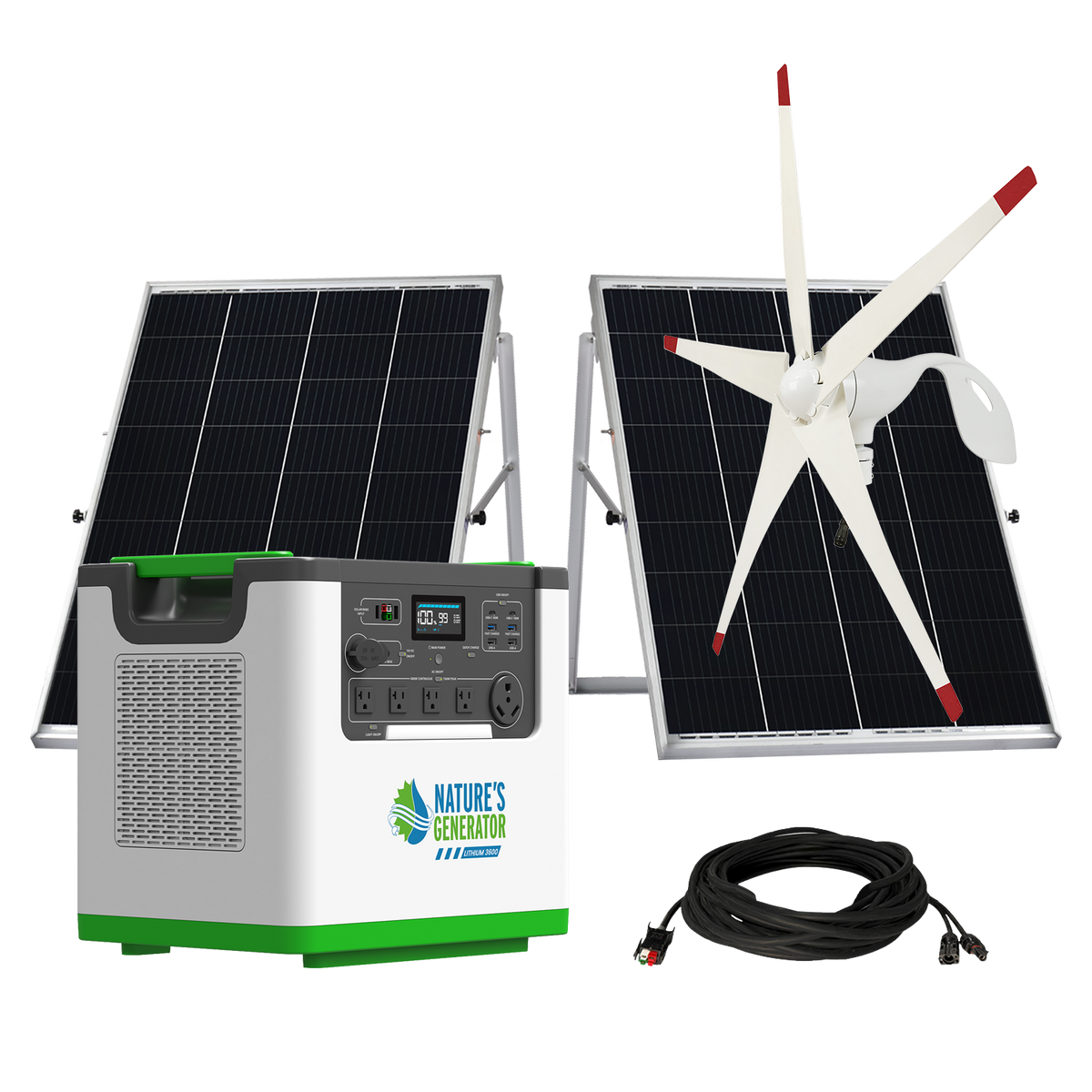 Nature’s Generator L3600 Expandable Wind Generator