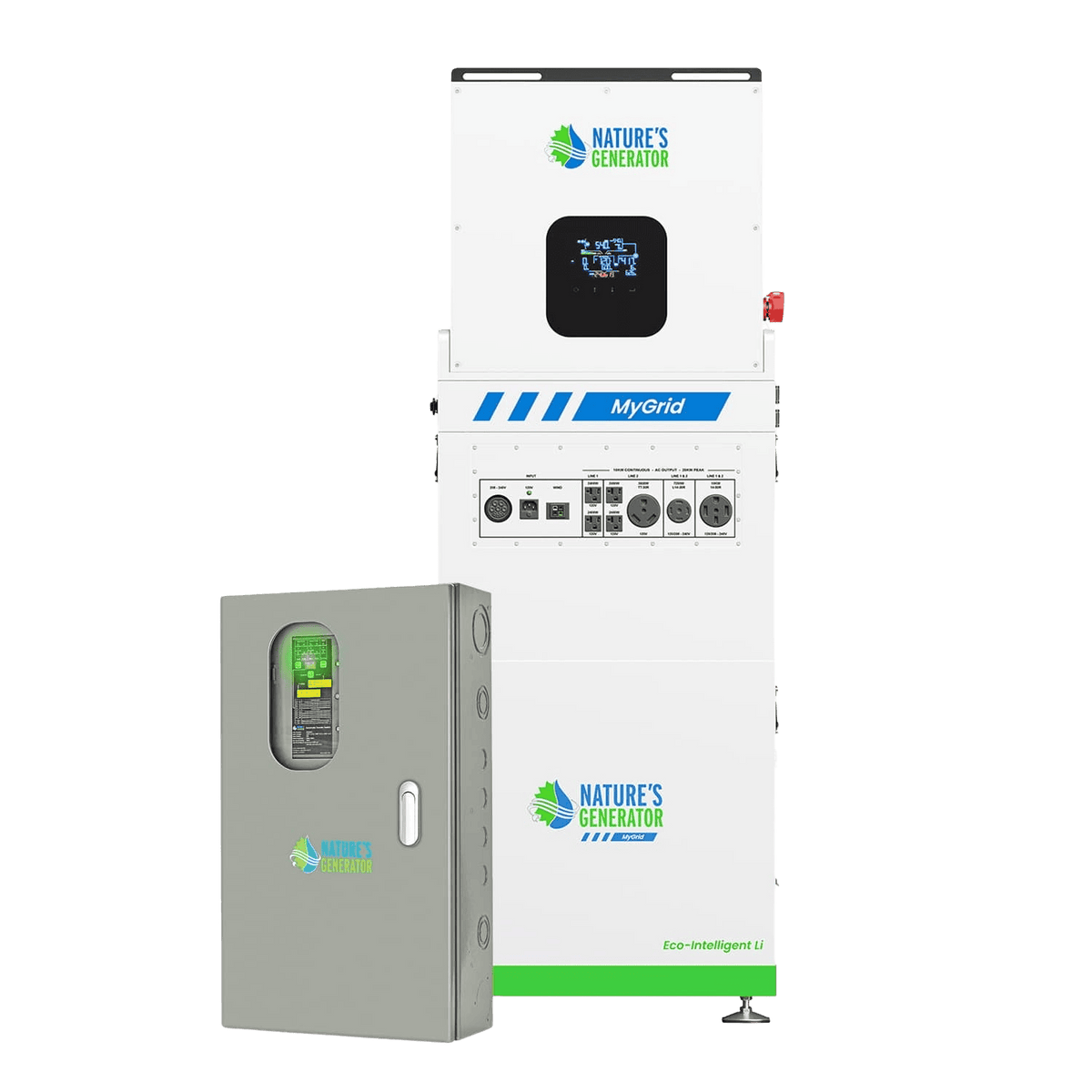 Nature’s Generator MyGrid 10K with 50A automatic transfer switch