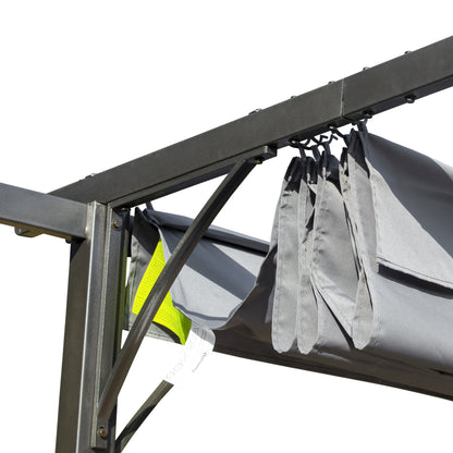 10 ft x 10 ft Metal Gazebo, Gray