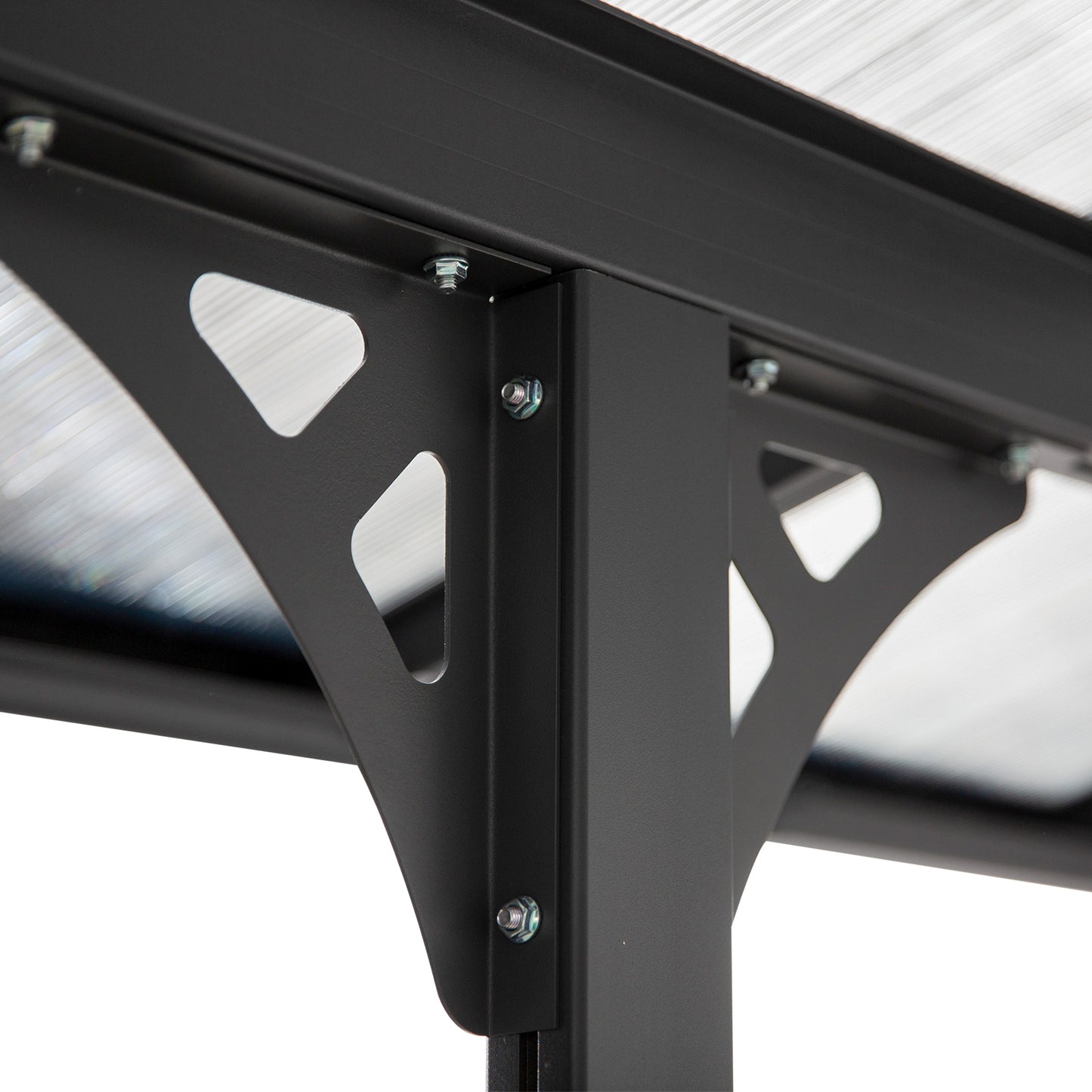 14.5 ft x 10 ft Aluminum Pergola, Gray