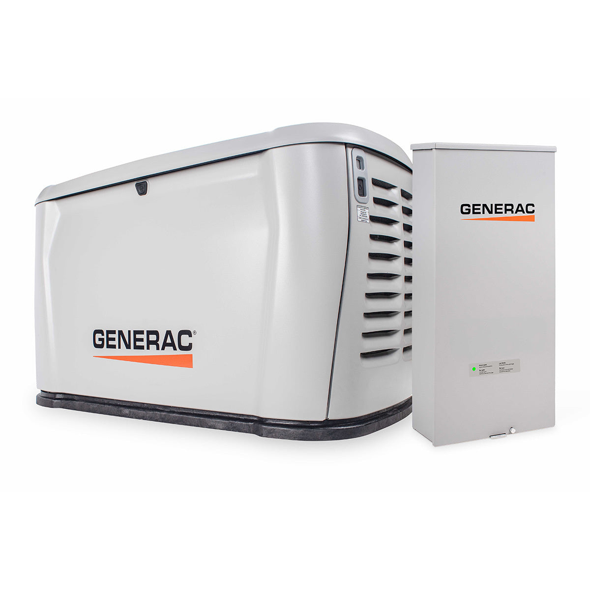 Generac 7328 26/24kW Air-Cooled Standby Generator, 200A Transfer Switch