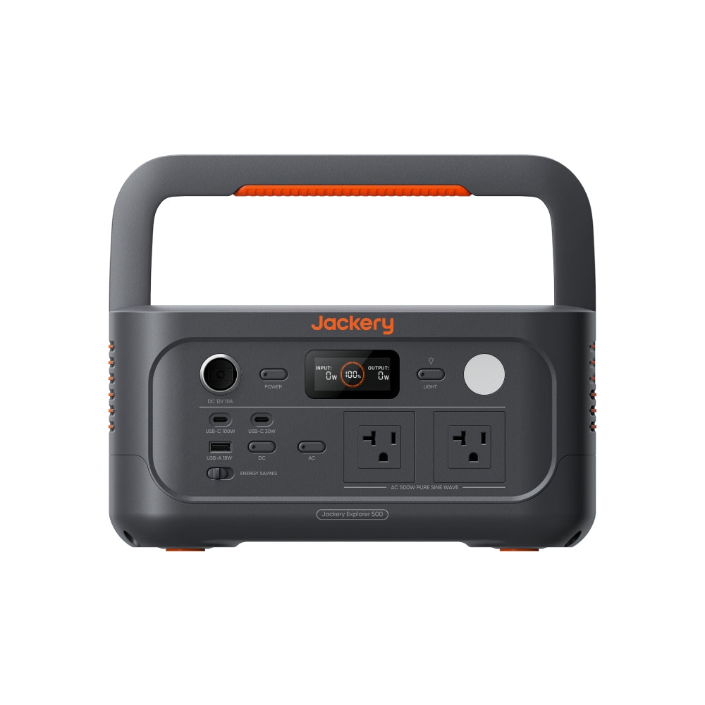 Jackery Explorer 500 v2 portable power station front view