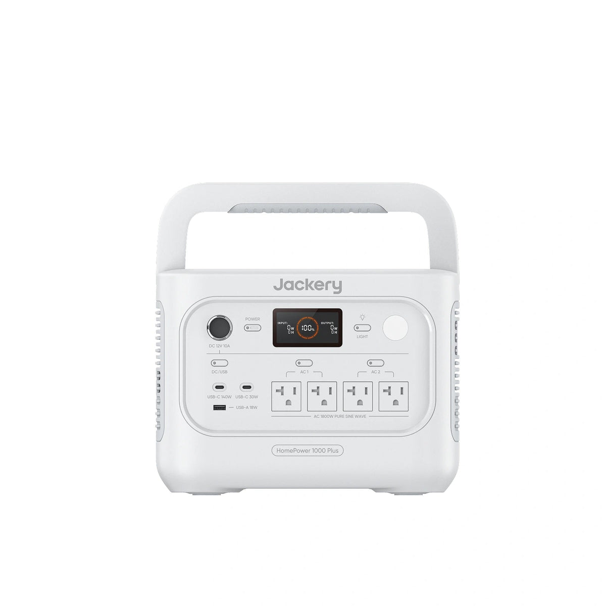 Jackery HomePower 1000 Plus v2 portable power station in white