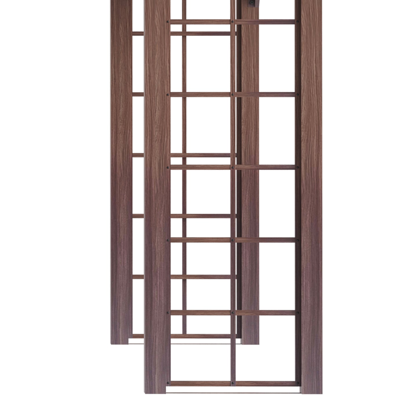10 ft x 12 ft Metal Gazebo, Brown And Gray