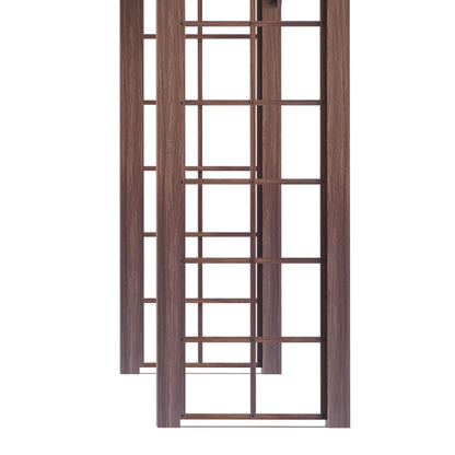 10 ft x 12 ft Metal Gazebo, Brown And Gray