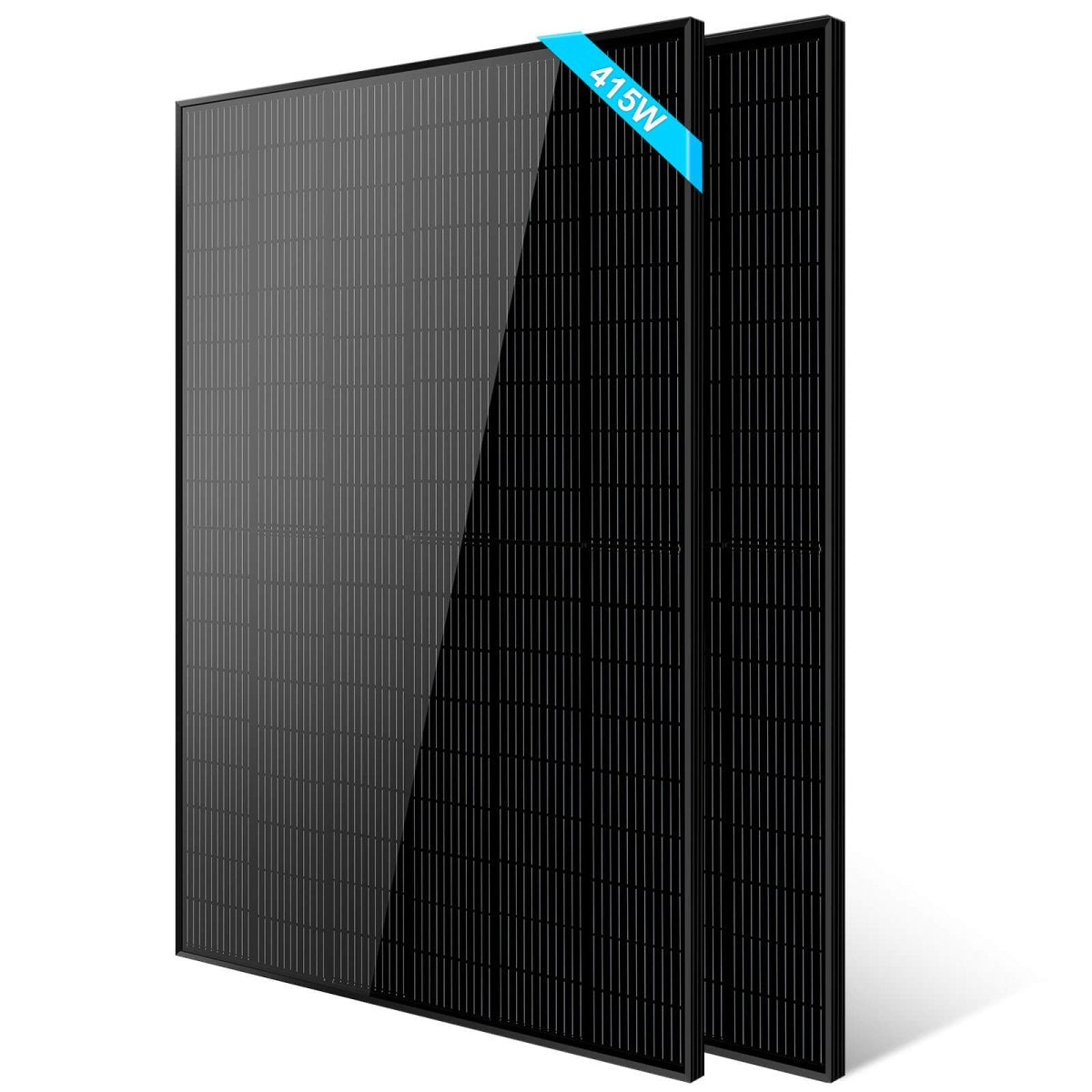 SunGoldPower 415W Mono Black PERC panel detail