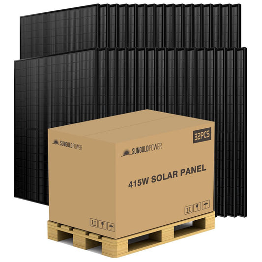 SunGoldPower 415W solar panel full pallet