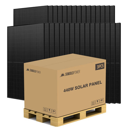 SunGoldPower 440W solar panel full pallet