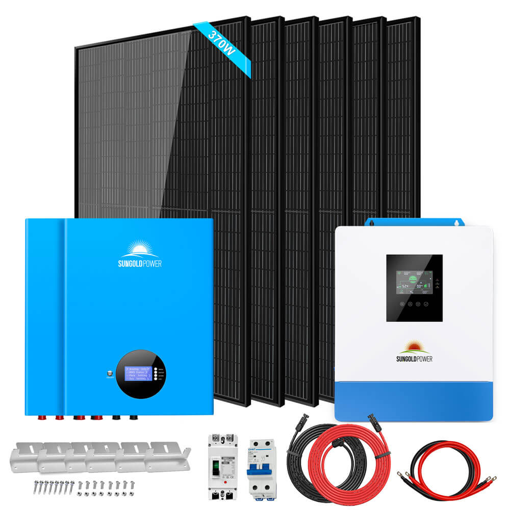 SunGoldPower 5 kW 10.24 kWh off-grid solar kit