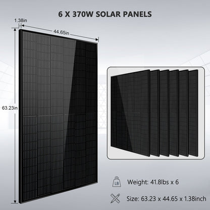 SunGoldPower 10.24 kWh battery system