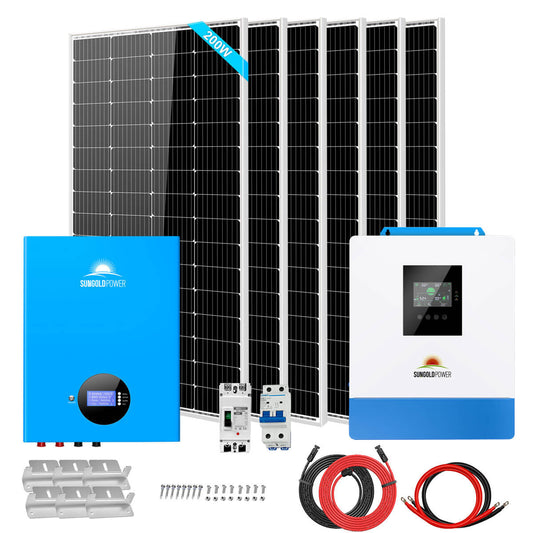 SunGoldPower 5 kW 5.12 kWh off-grid solar kit