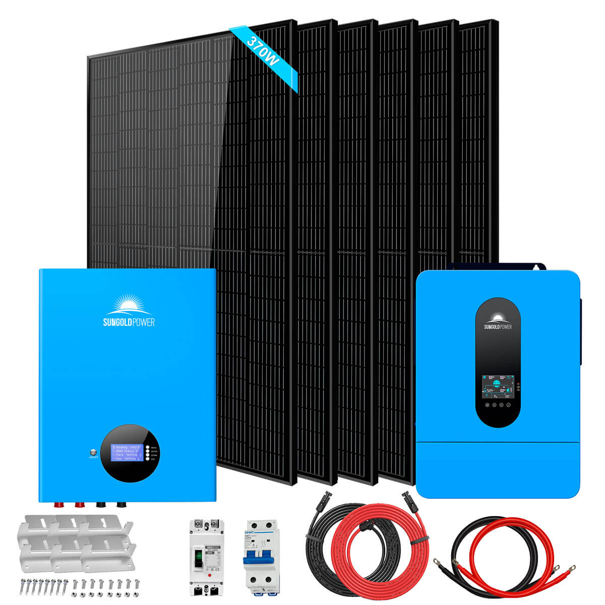 SunGoldPower 6.5 kW 5.12 kWh off-grid solar kit