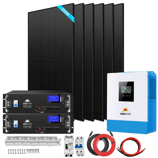 SunGoldPower 5 kW server-rack solar kit