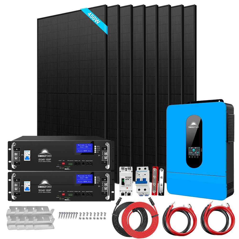 SunGoldPower 6.5 kW server-rack solar kit