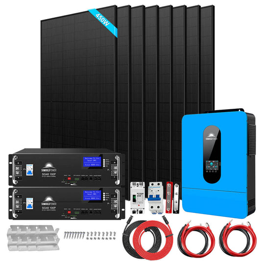 SunGoldPower 6.5 kW server-rack solar kit