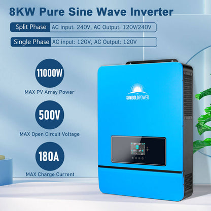 SunGoldPower 8 kW inverter system