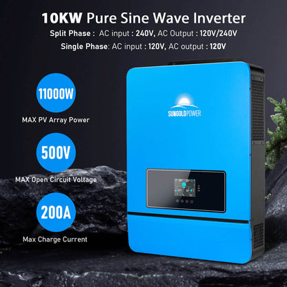 10kW Off-Grid Solar Kit with 20.48kWh Battery & 10 × 550W Panels image 2