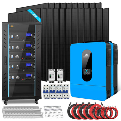 13kW Off-Grid Solar Kit with 25.6kWh Battery & 22 × 450W Panels image 1