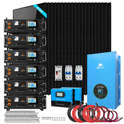 15kW Off-Grid Solar Kit with 30.72kWh LiFePO4 Battery & 20 × 450W Panels image 2