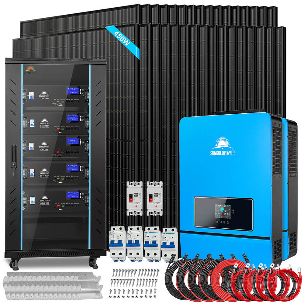 16kW Off-Grid Solar Kit with 32 × 450W Panels & 25.6kWh Battery image 1