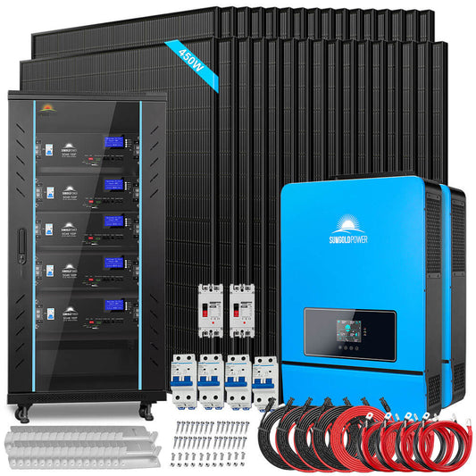 16kW Off-Grid Solar Kit with 32 × 450W Panels & 25.6kWh Battery image 1