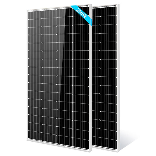200W Monocrystalline Solar Panel image 1