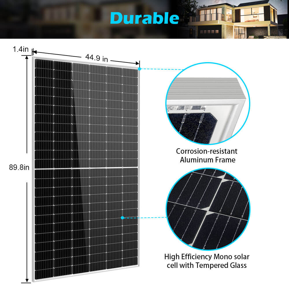 550W Monocrystalline PERC Solar Panel – UL 61730 & CEC Listed image 3