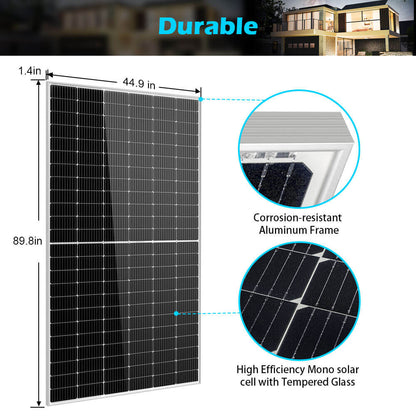 550W Monocrystalline PERC Solar Panel – UL 61730 & CEC Listed image 3