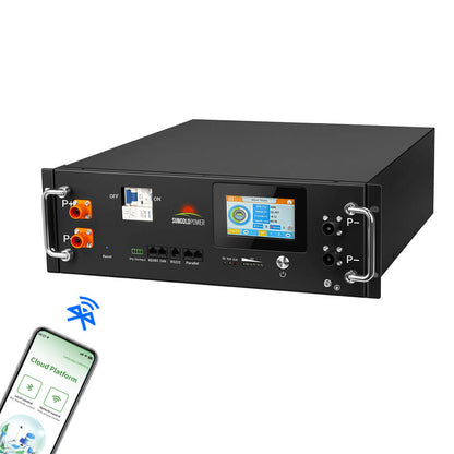 CoreX 5 Pro 48V 100Ah Server-Rack Energy Storage Battery – Wi-Fi & Bluetooth image 1
