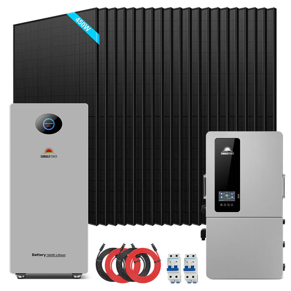 12kW Hybrid Solar Kit with PowerMax Battery & Solar Panels image 1