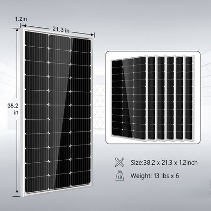 3kW 12V Solar Backup Kit with 600W Solar Array image 3