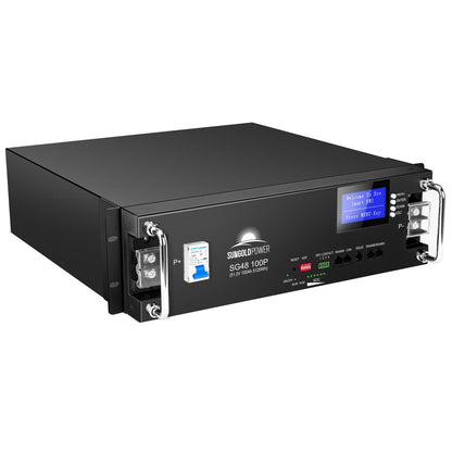 48V 100Ah Server-Rack LiFePO4 Battery SG48100P – UL 1973 & UL 9540A image 1
