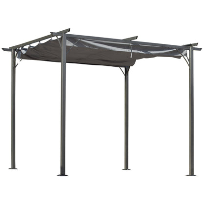 10 ft x 10 ft Metal Gazebo, Gray