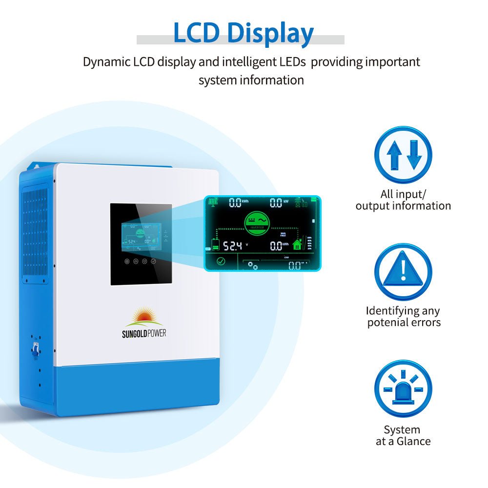 SunGoldPower 5000W solar inverter specifications
